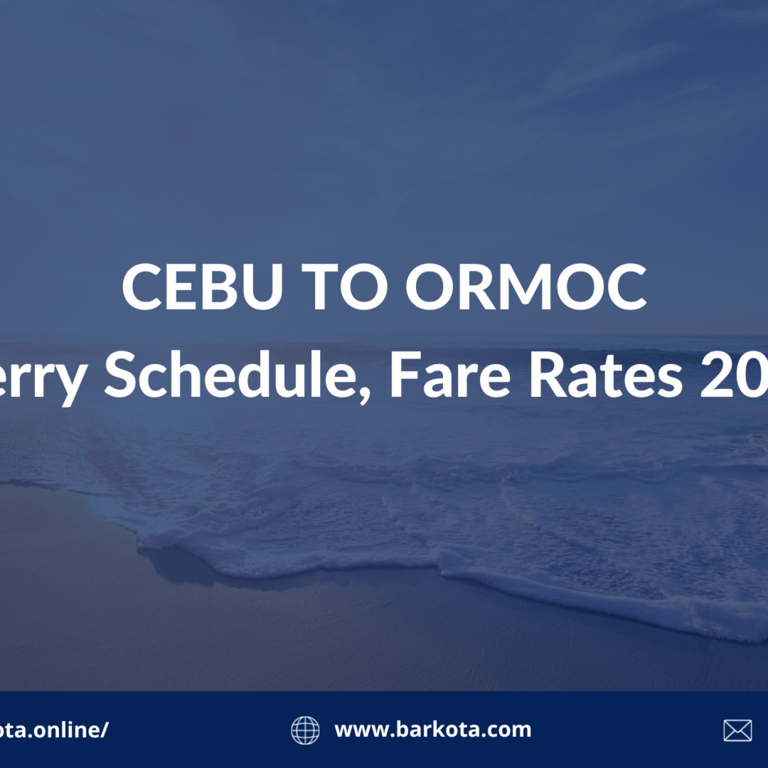 Seacat Calbayog To Cebu Ferry Schedule Fare Rates Barkota