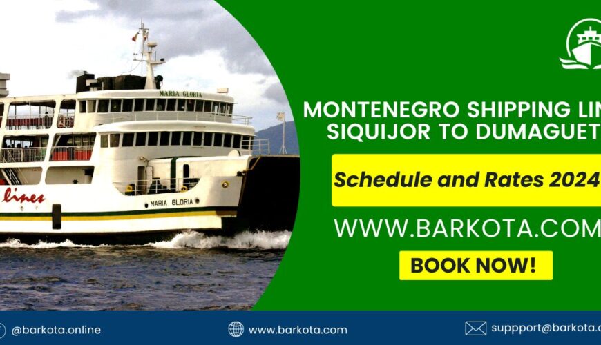 Montenegro Siquijor to Dumaguete Ferry Schedule 2024