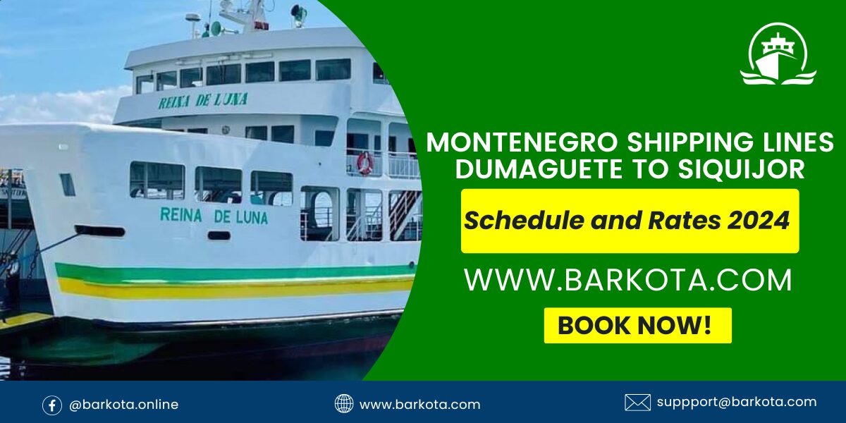 Montenegro Dumaguete to Siquijor Ferry Schedule & Rates 2024