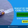 Seacat Cebu to Naval V.V. Schedule and Rates 2024