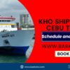 Kho Shipping Cebu to Mobo V.V. Schedule, and Fare Rates 2024